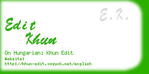 edit khun business card